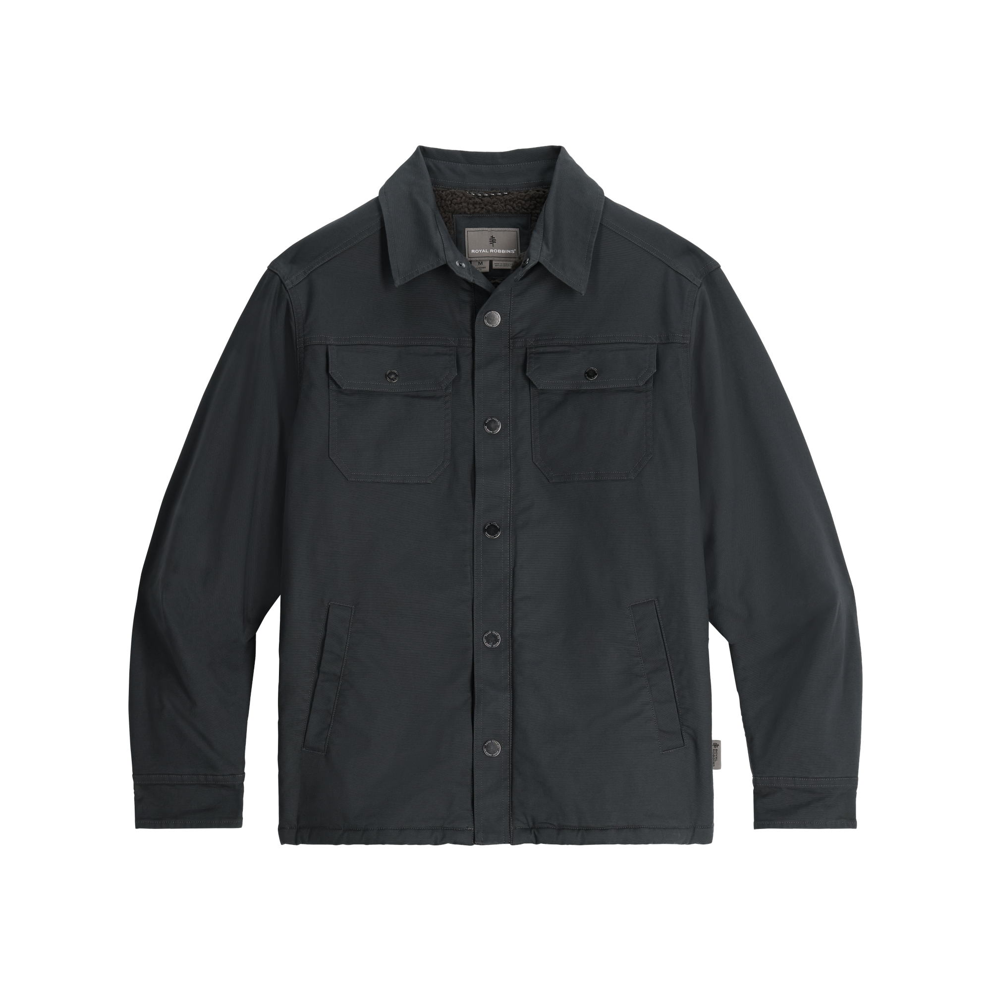 ROYAL ROBBINS Men's El Cap Canvas Shacket - Granite