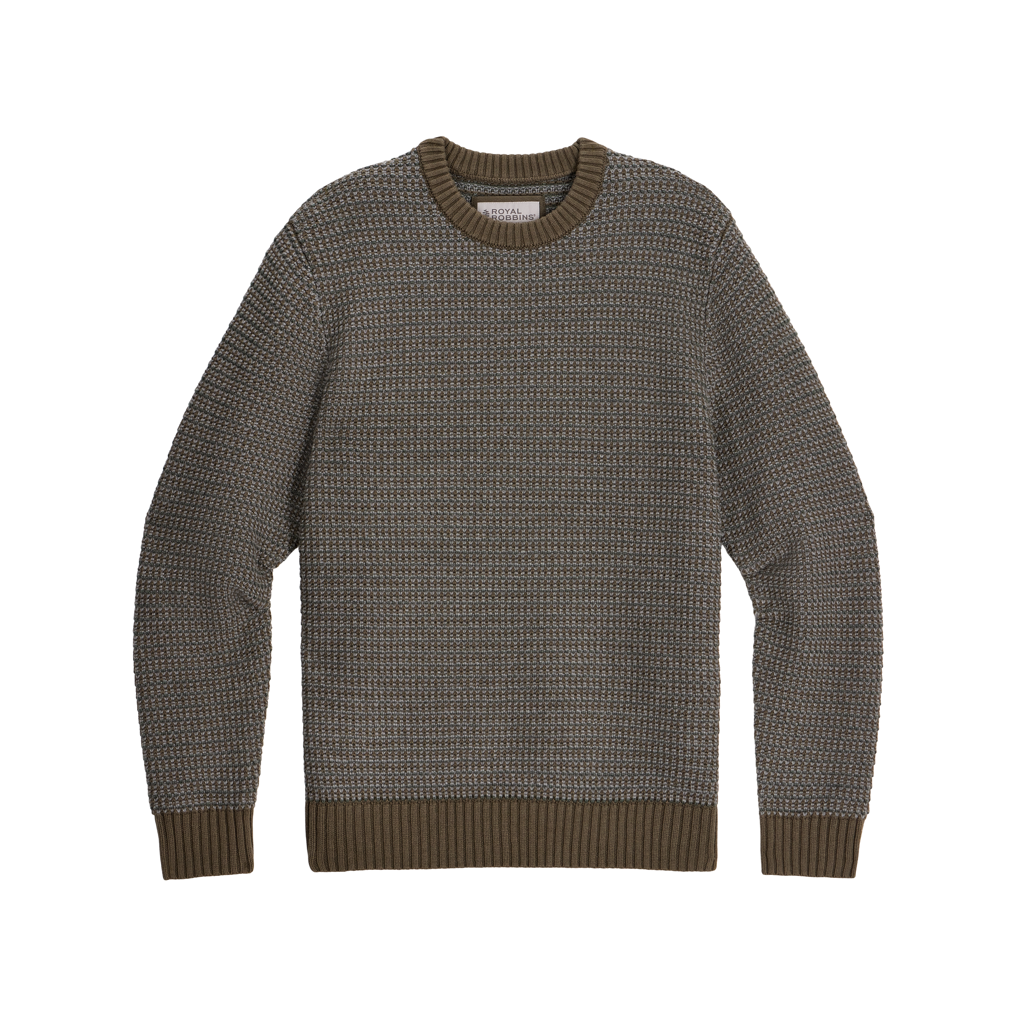 ROYAL ROBBINS Men's Moro Rock Crew - Everglade Heather