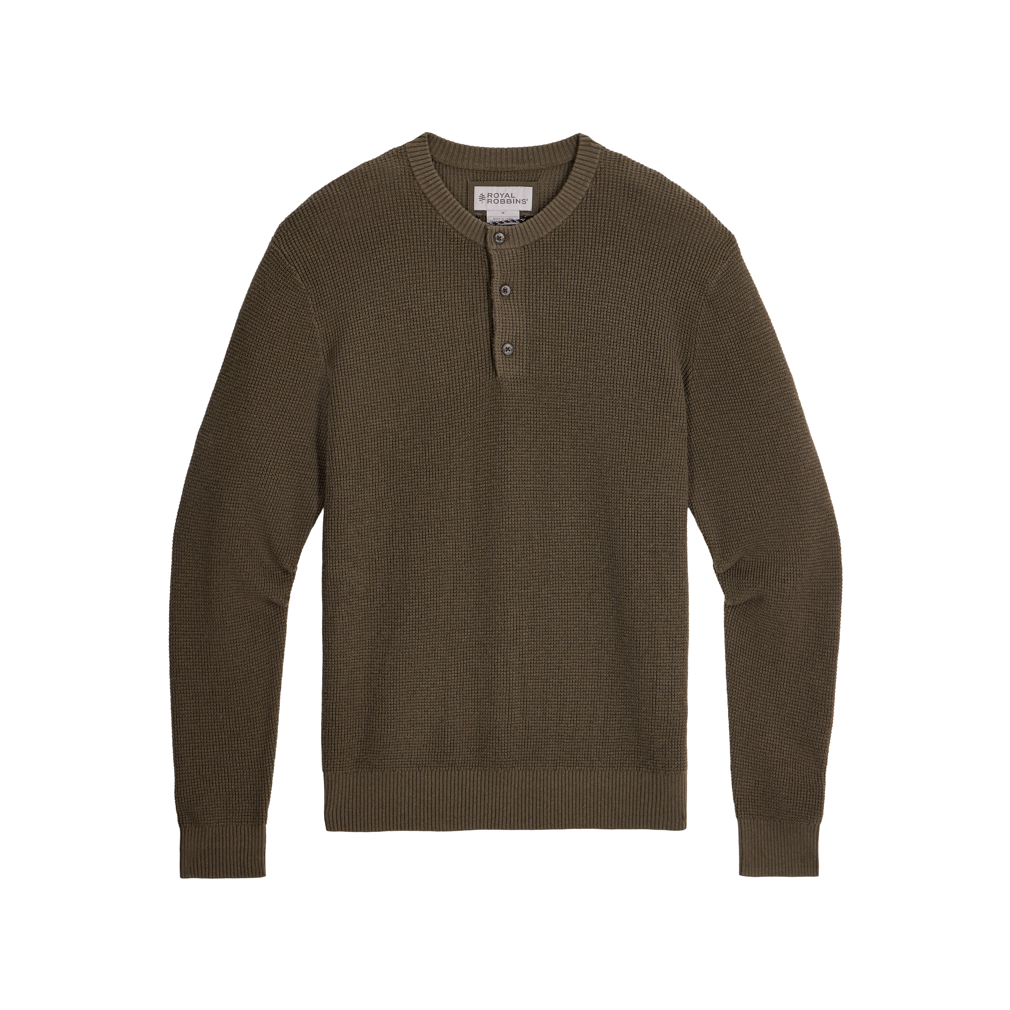 ROYAL ROBBINS Men's Moro Rock Henley - Everglade