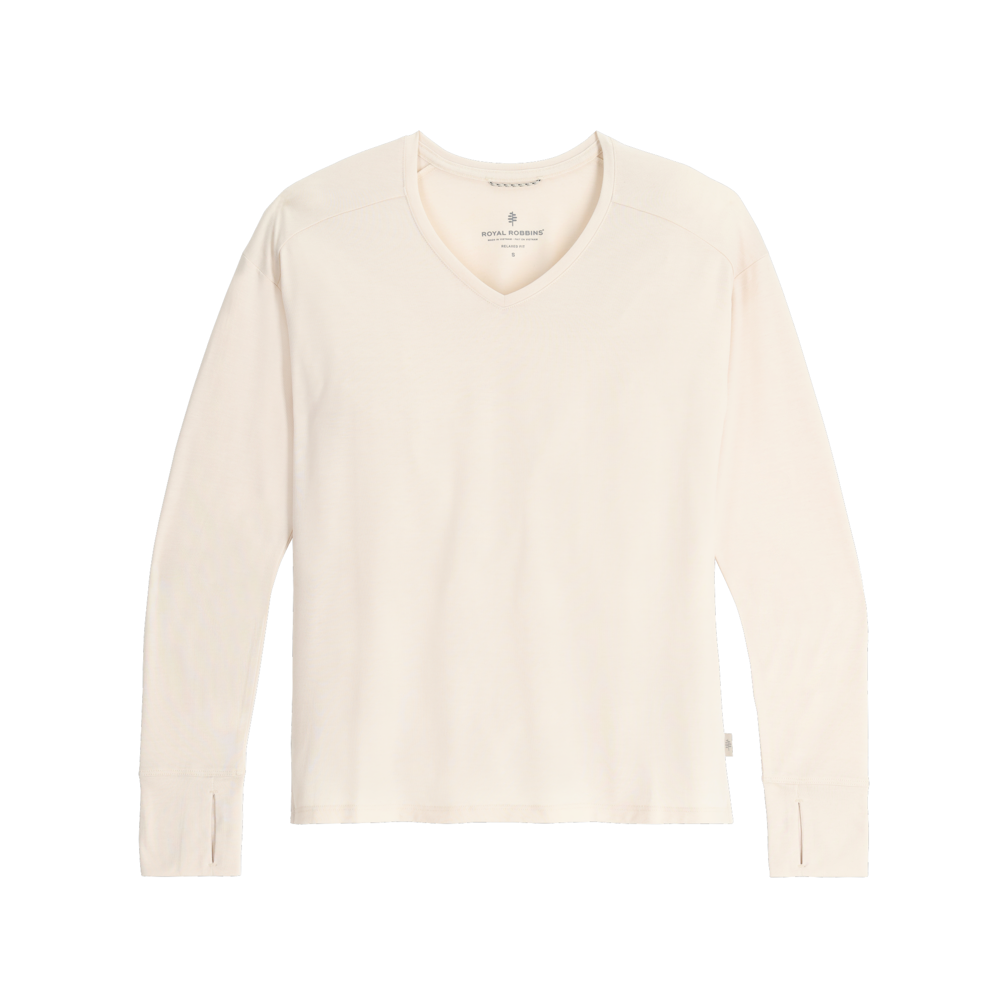 ROYAL ROBBINS Women's Madera V Neck - Chalk
