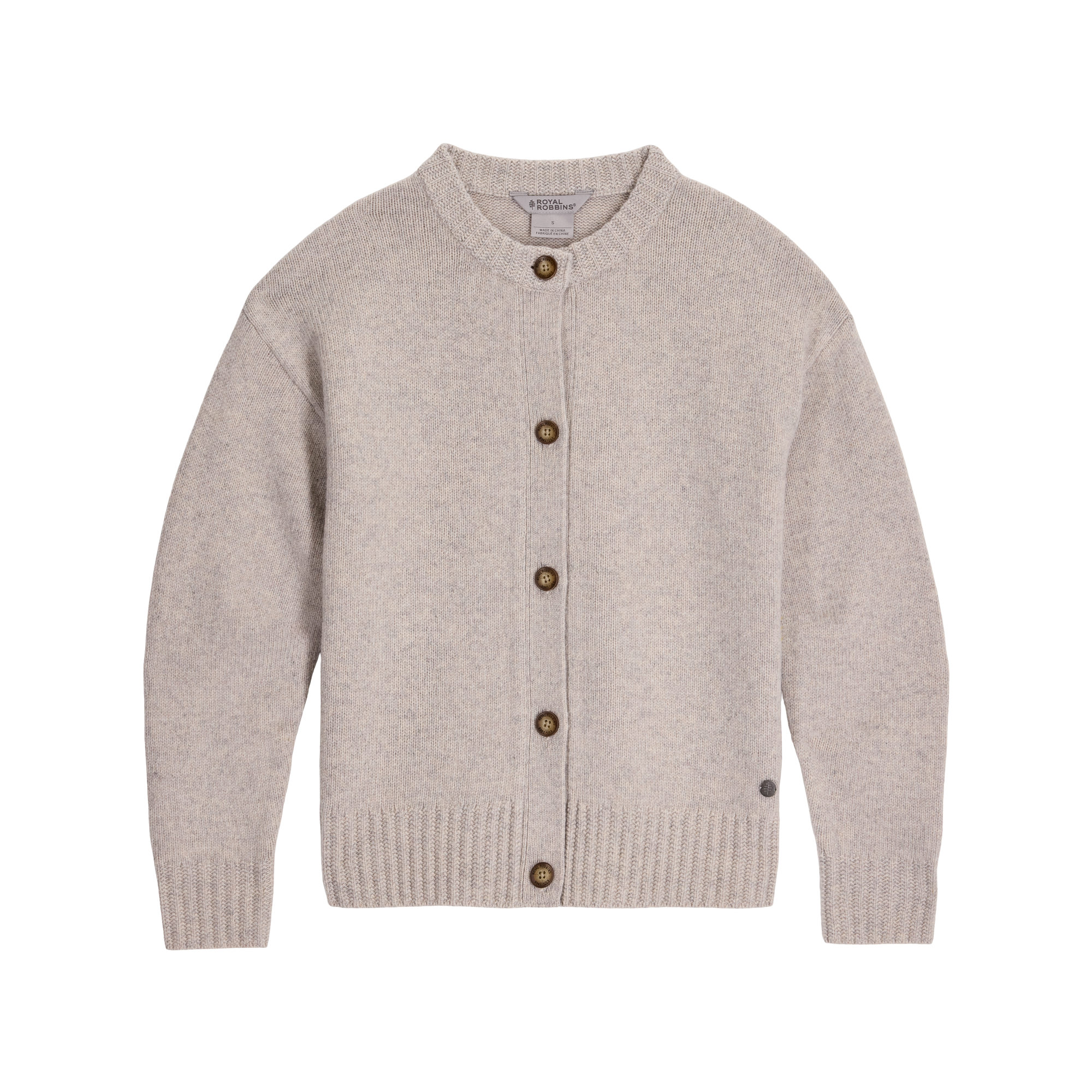 ROYAL ROBBINS Women's Rockcraft Cardigan - Light Pelican Heather