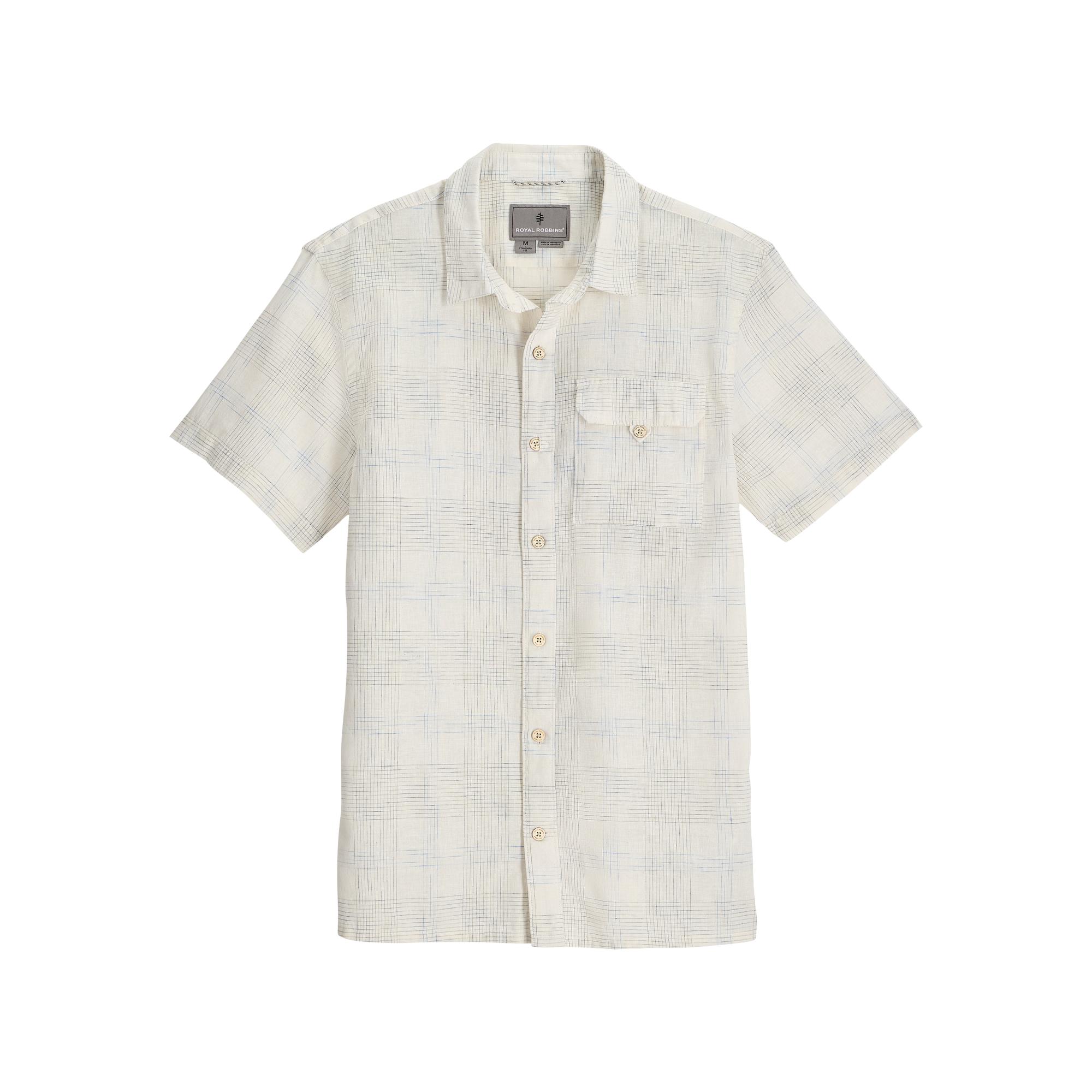 ROYAL ROBBINS Men's Hempline Spaced S/S - Chalk