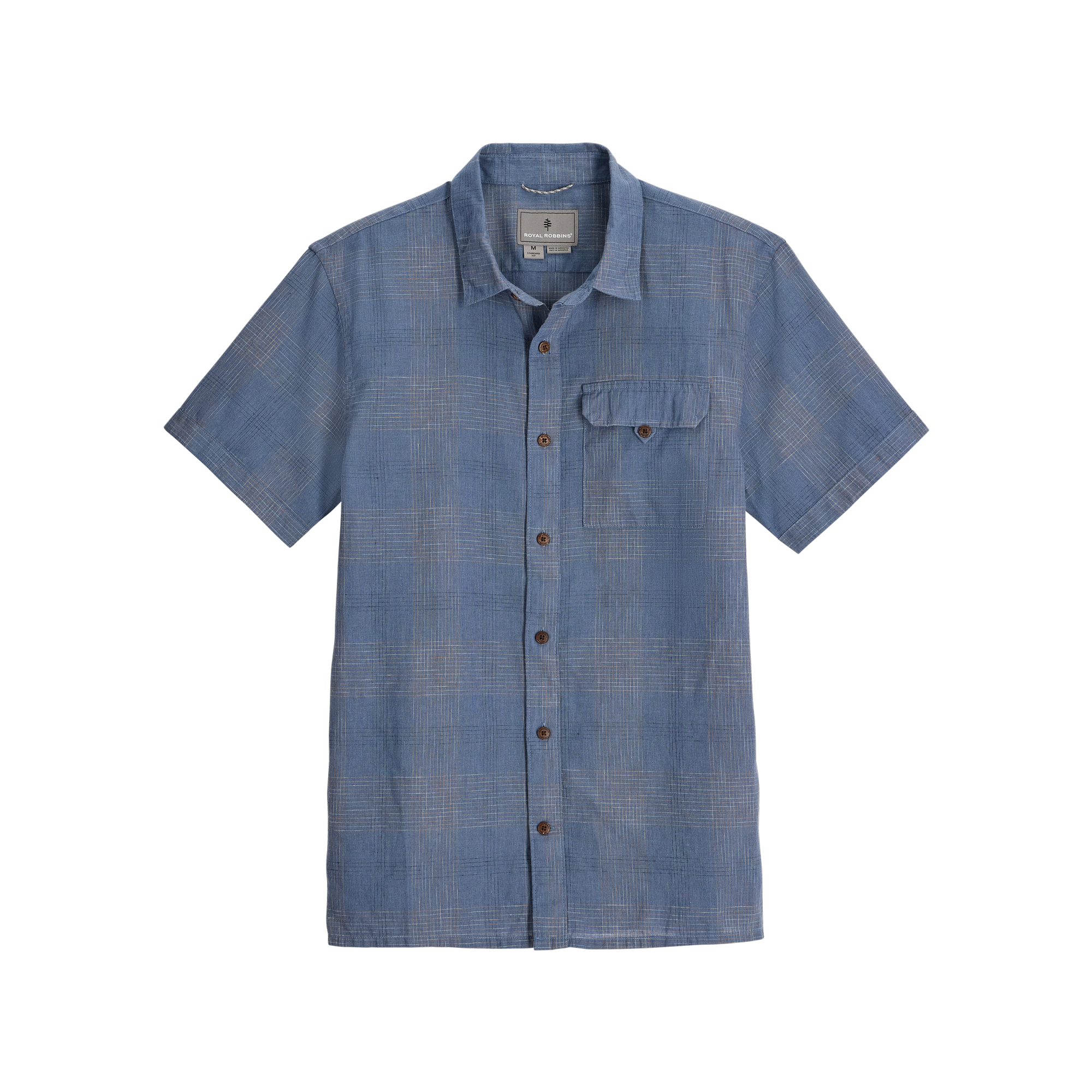 ROYAL ROBBINS Men's Hempline Spaced S/S - Flint