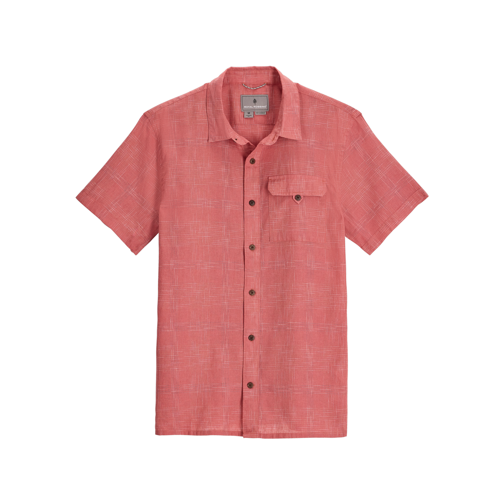 ROYAL ROBBINS Men's Hempline Spaced S/S - Dusty Cedar