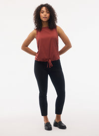 FIG Mayfair Sleeveless Top - Dark Chili