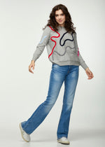 W's Curly Whirly Sweater -Marl