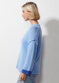 Zaket & Plover -ZP6321U-Cozy Sweater - Sky