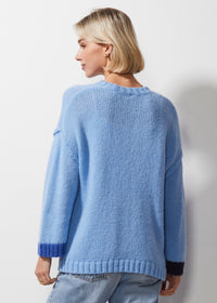 Zaket & Plover -ZP6321U-Cozy Sweater - Sky