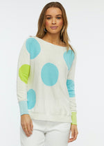 W's Spot Sweater - White