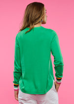 W's Stitch Pocket Sweater - Emerald