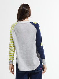 Zaket & Plover - ZP7414U - Spots + Stripes Sweater - Marl