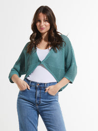 Zaket & Plover - ZP7424U - Ottoman Shrug - Sage