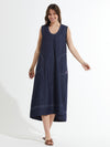 Zaket & Plover - ZP7462U - Denim Maxi Dress - Denim