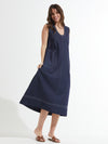 Zaket & Plover - ZP7462U - Denim Maxi Dress - Denim