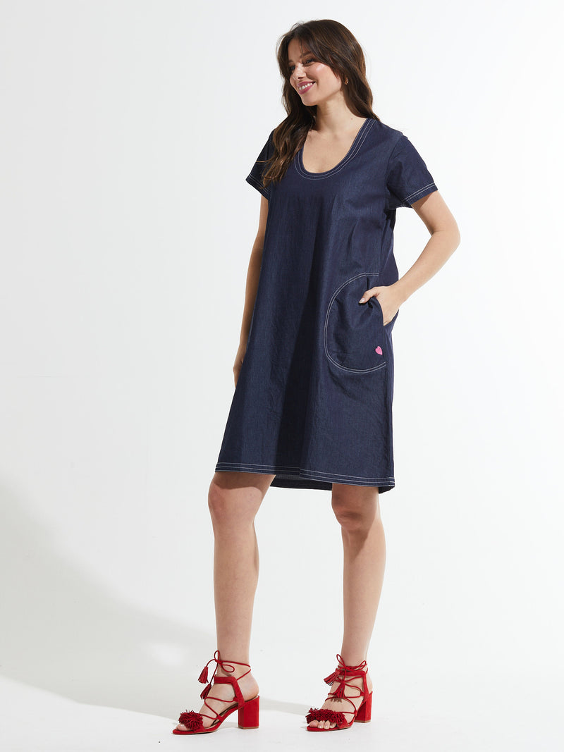 Zaket & Plover - ZP7464U - Denim Dress - Denim