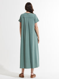 Zaket & Plover - ZP7474U- Maxi V Dress - Sage