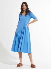 Zaket & Plover - ZP7475U- Maxi Dress - Blue