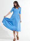 Zaket & Plover - ZP7475U- Maxi Dress - Blue