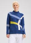 Zaket & Plover ZP7502U Road Map Sweater - Denim