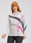 Zaket & Plover ZP7502U Road Map Sweater - Mercury