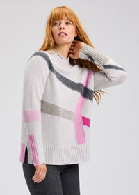 Zaket & Plover ZP7502U Road Map Sweater - Mercury