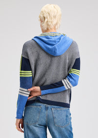 Zaket & Plover ZP7522U Multi Media Hoodie - Dark Denim