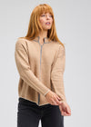 Zaket & Plover ZP7524U Neru Collar Sweater - Camel