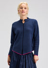 Zaket & Plover ZP7524U Neru Collar Sweater - Denim