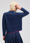 Zaket & Plover ZP7524U Neru Collar Sweater - Denim