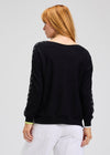 Zaket & Plover ZP7526U Threaded Star Sweater - Black