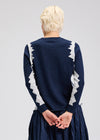 Zaket & Plover ZP7529U Jagged Sweater - Dark Denim