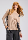 Zaket & Plover ZP7529U Jagged Sweater - Oat