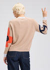 Zaket & Plover ZP7538U Peace Please Cardi- Camel