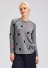 Zaket & Plover ZP7539U Spot The Love Sweater - Cloud