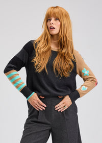 Zaket & Plover ZP7541U My Happy Sweater - Charcoal
