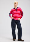 Zaket & Plover ZP7543U Blah Blah Rugby Top - Pink