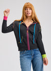 Zaket & Plover ZP7544U Heart-Embroidery Hoodie - Charcoal