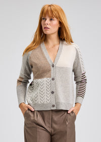 Zaket & Plover ZP7547U Textured Cardi - Marl