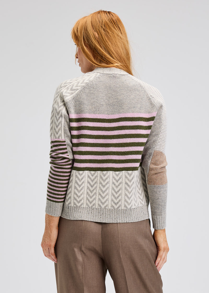 Zaket & Plover ZP7547U Textured Cardi - Marl