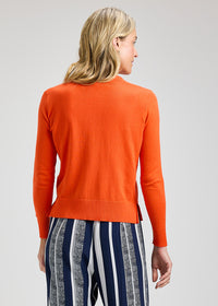 ZAKET & PLOVER ZP8402U Button Angle Sweater - Flame