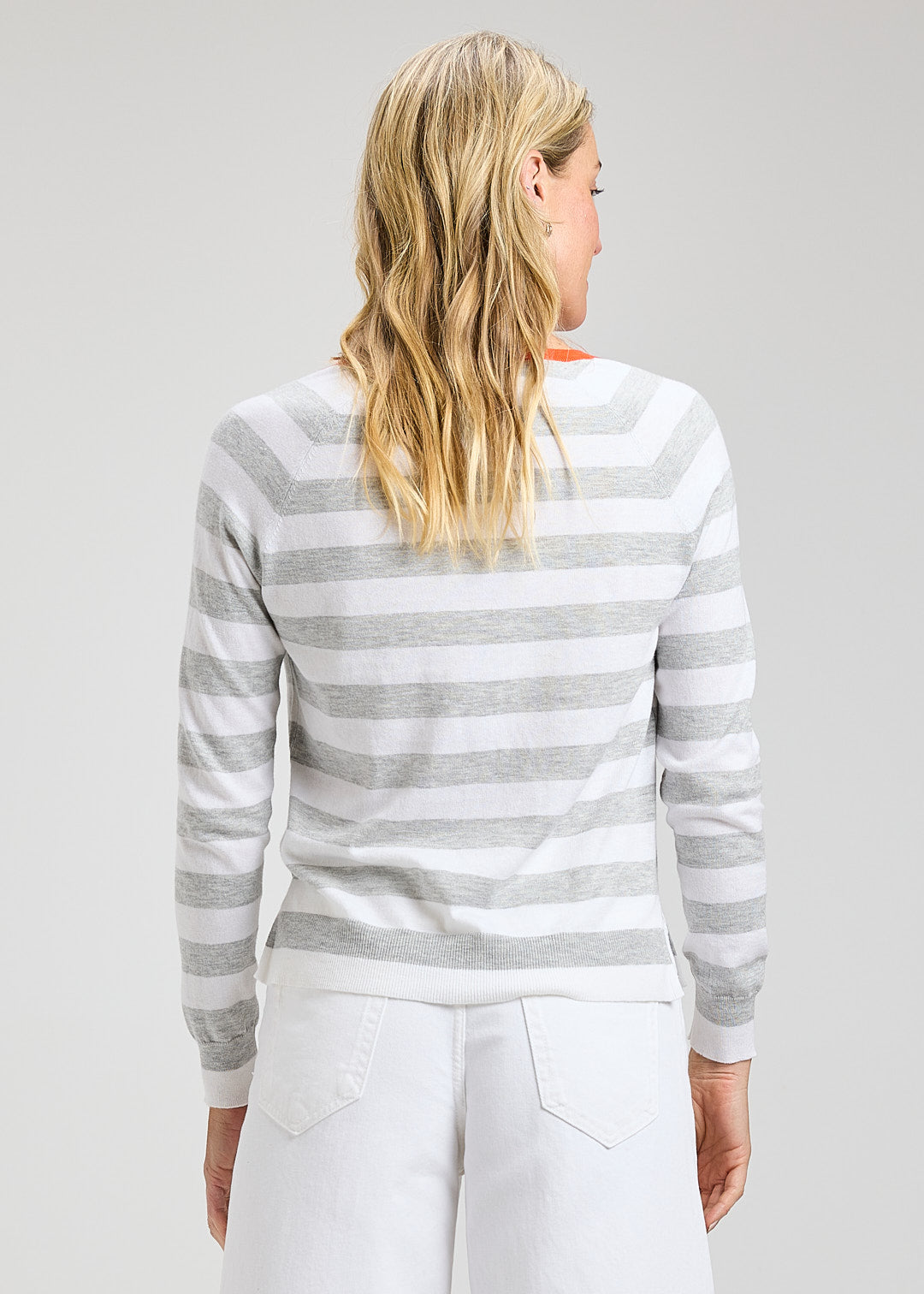 ZAKET & PLOVER ZP8403U Stripe Henley - White
