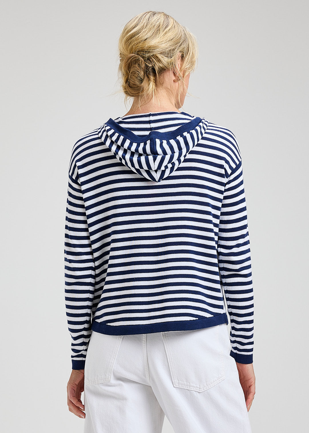 ZAKET & PLOVER ZP8409U Multi Stripe Hoodie - Marine