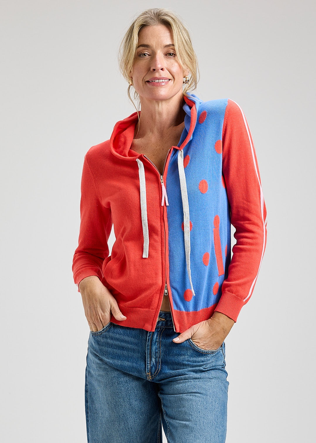 ZAKET & PLOVER ZP8411U Spot Hoodie - Raspberry