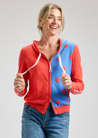 ZAKET & PLOVER ZP8411U Spot Hoodie - Raspberry