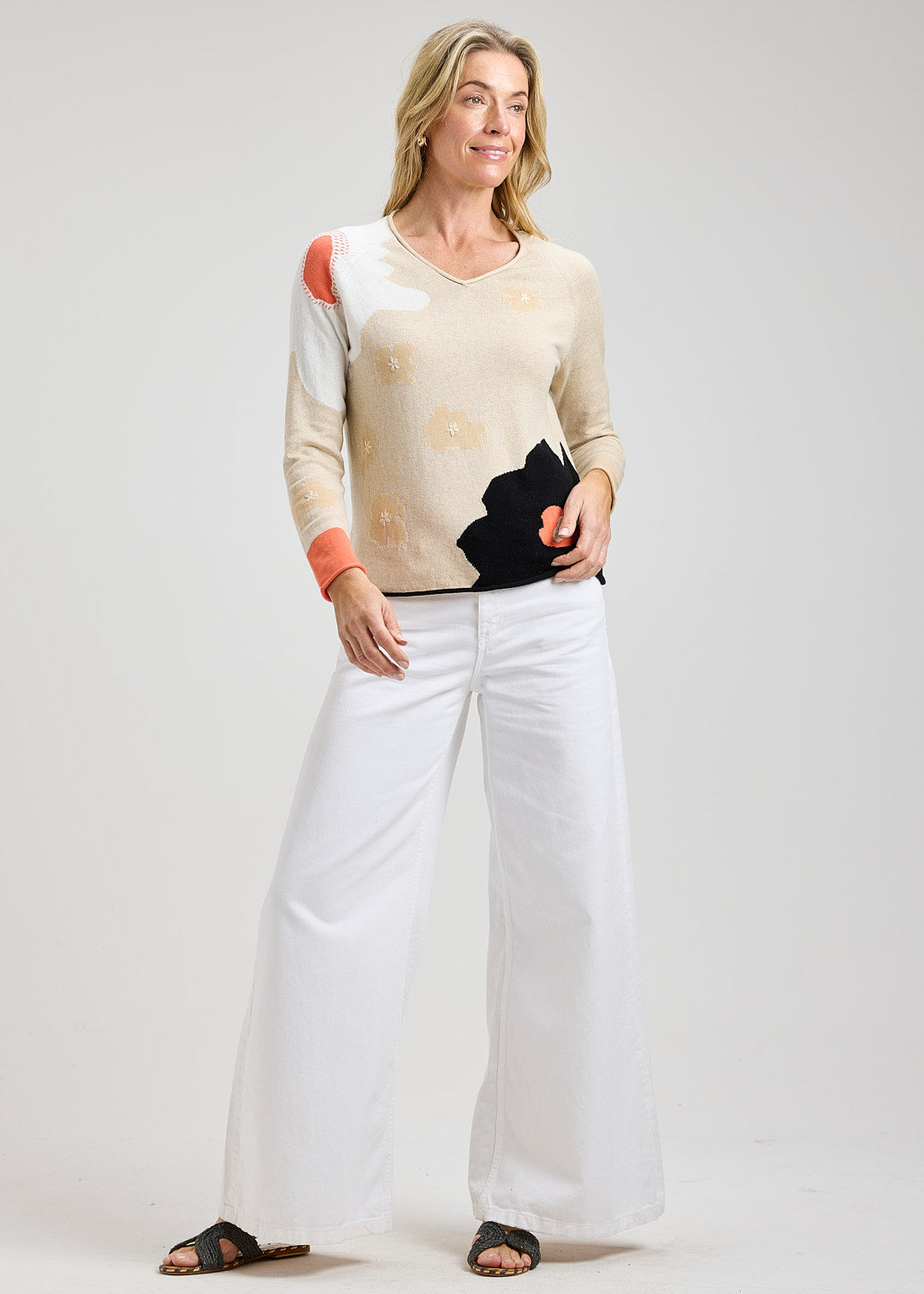 ZAKET & PLOVER ZP8425U Garden Pond Sweater - Sand