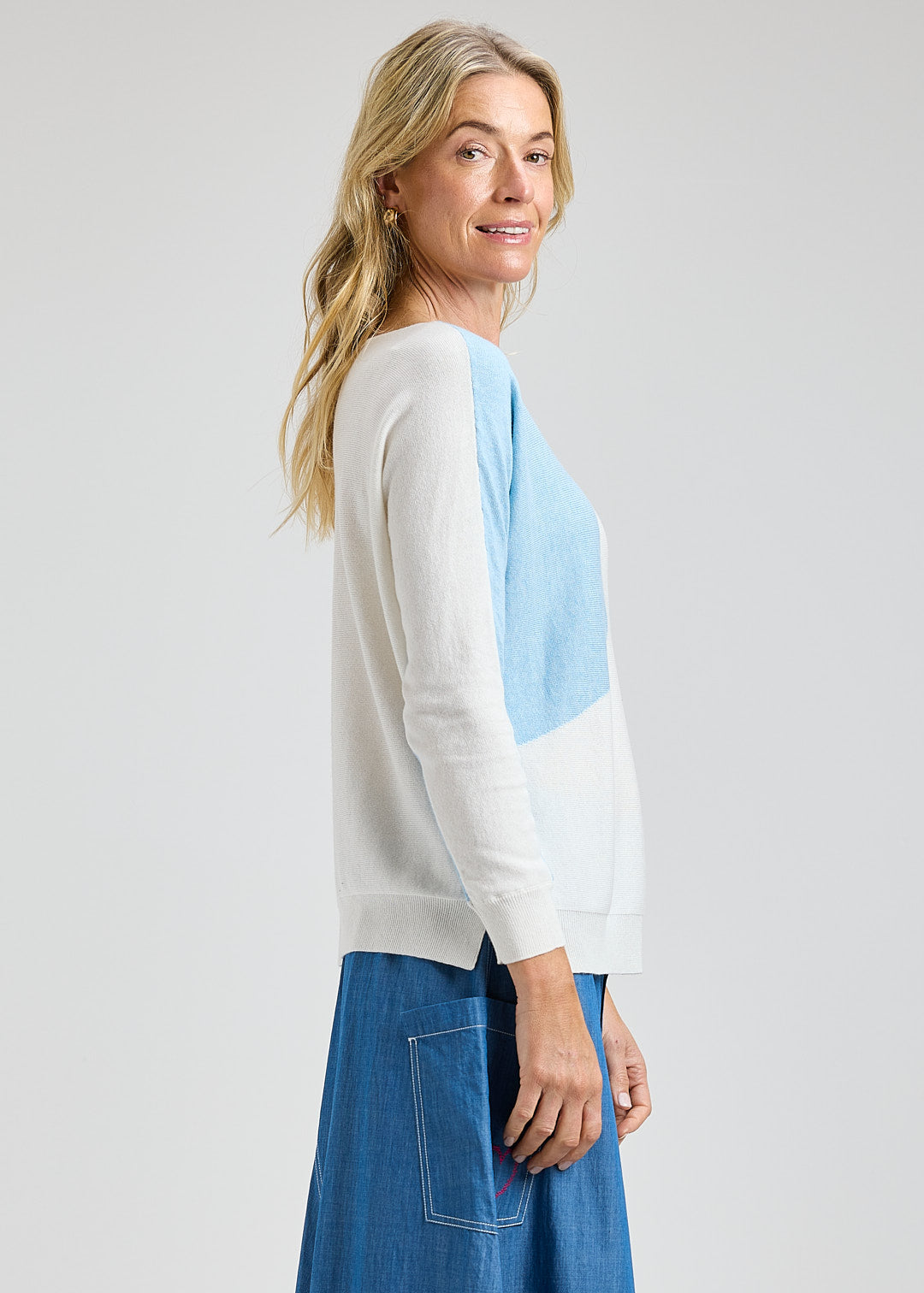 ZAKET & PLOVER ZP8429U Spot On Boat Neck - White