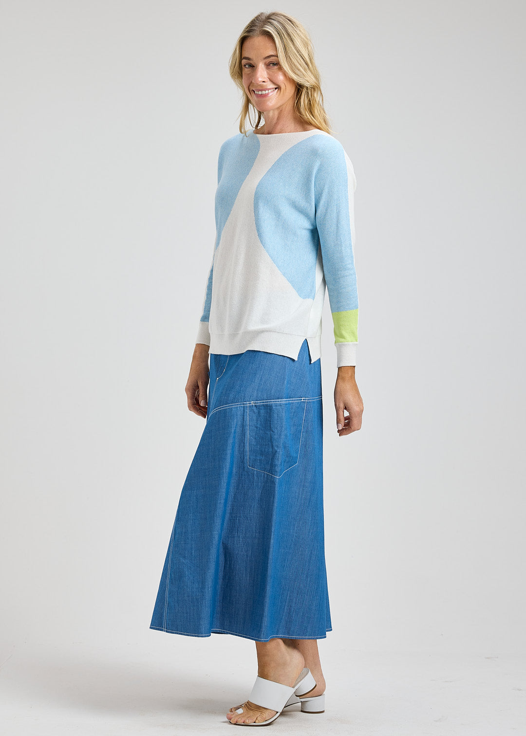 ZAKET & PLOVER ZP8429U Spot On Boat Neck - White