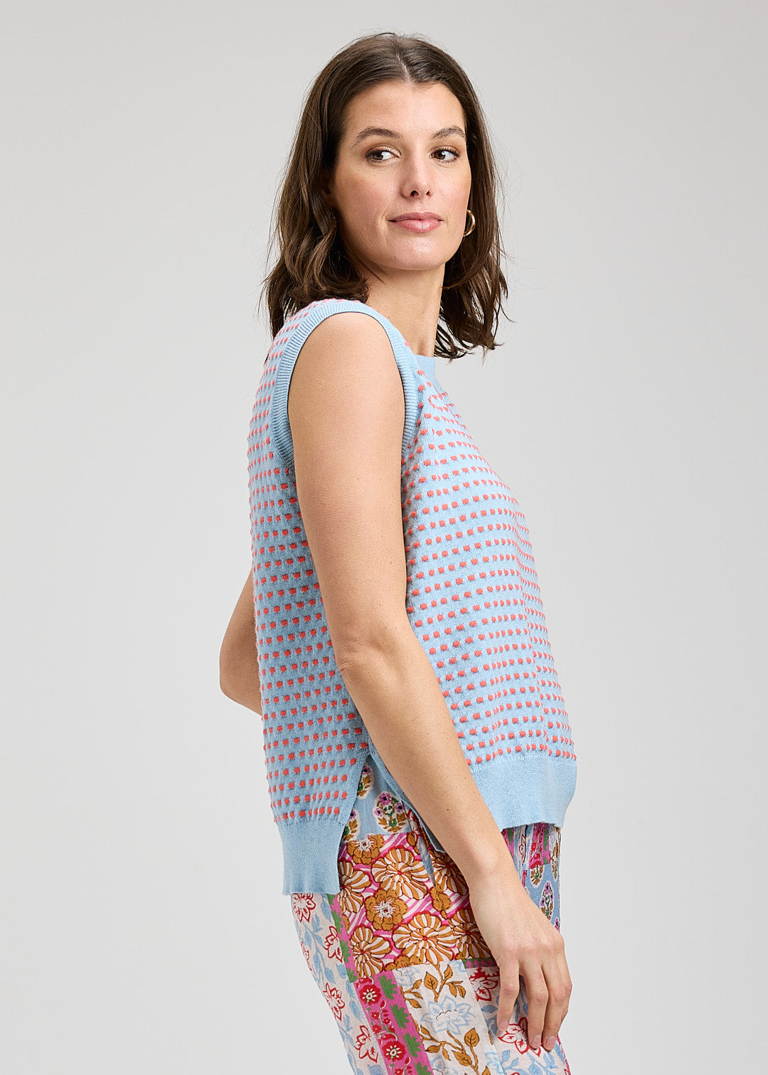 ZAKET & PLOVER ZP8434U Textured Tank - Sky