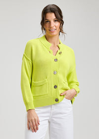 ZAKET & PLOVER ZP8443U Old Money Cardi - Citrus