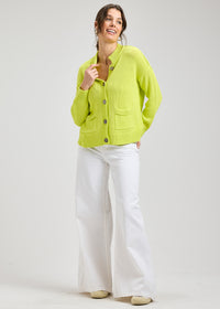 ZAKET & PLOVER ZP8443U Old Money Cardi - Citrus